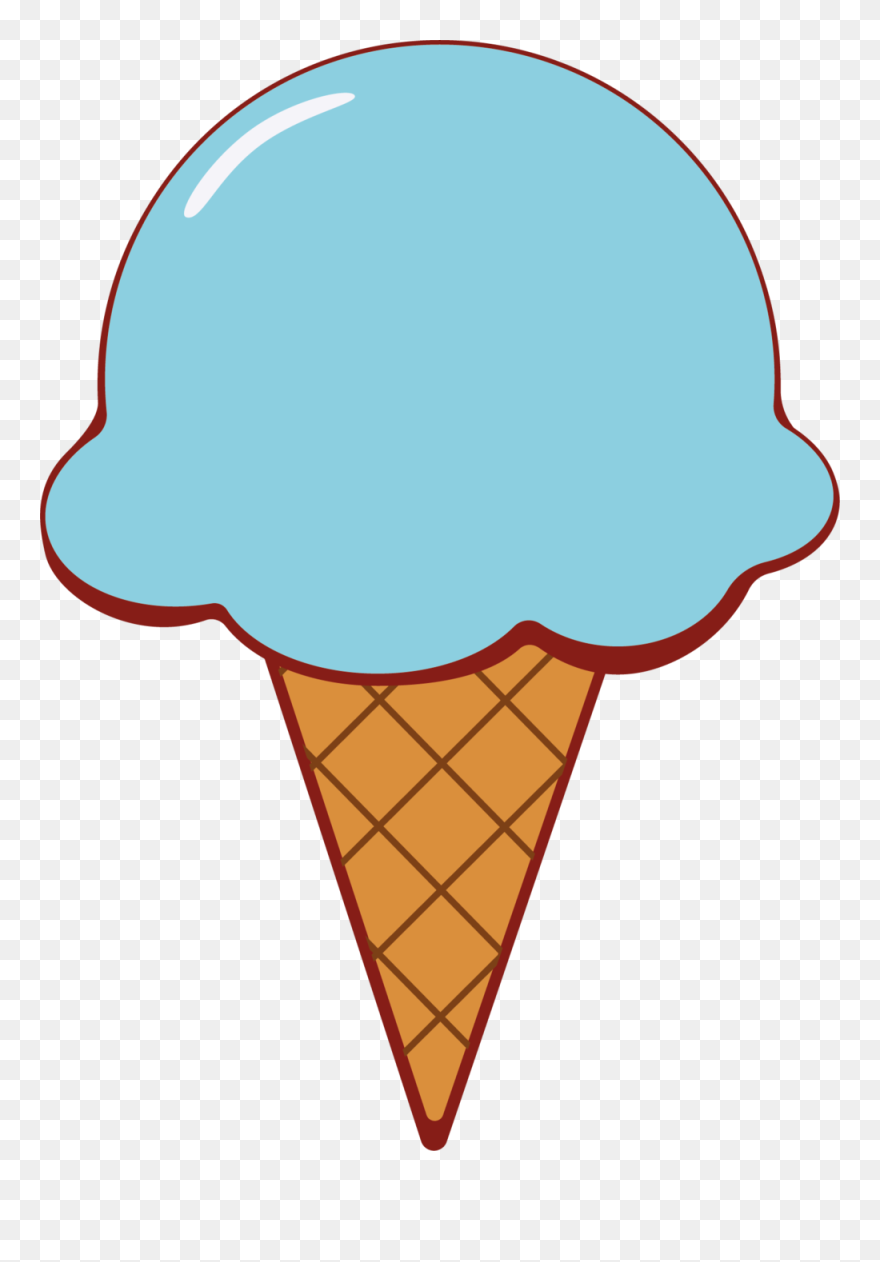 Vector Illustration Based On Gravity Falls Animation - Ice Cream Cone Clipart