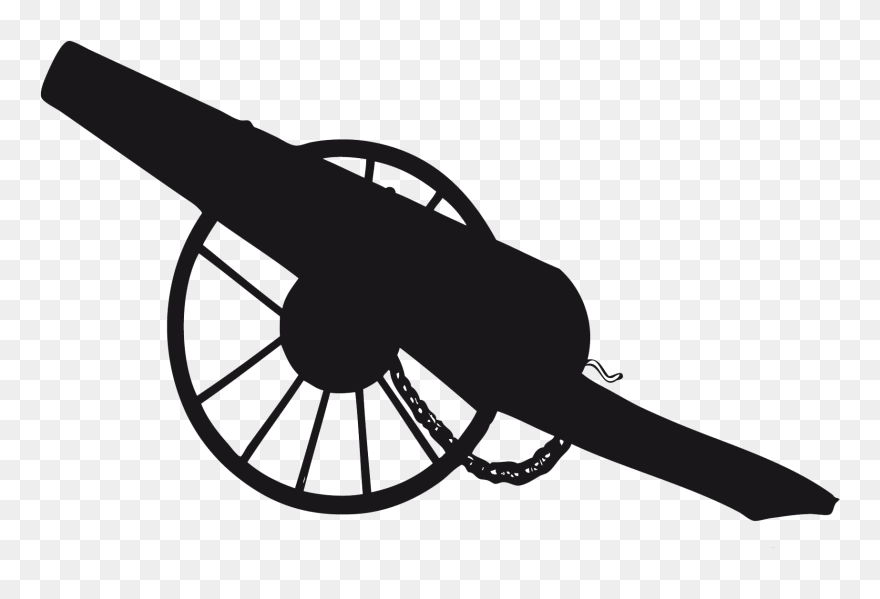 Civil War Cannon Clipart - Png Download