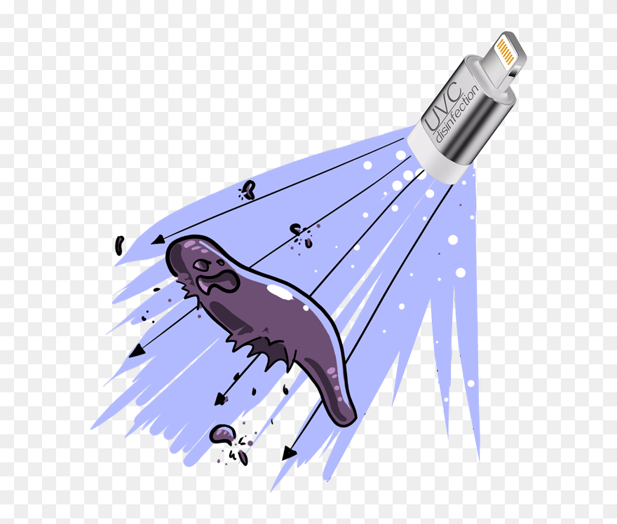 The Chloe Uvc Disinfectant Kills Germs - Illustration Clipart