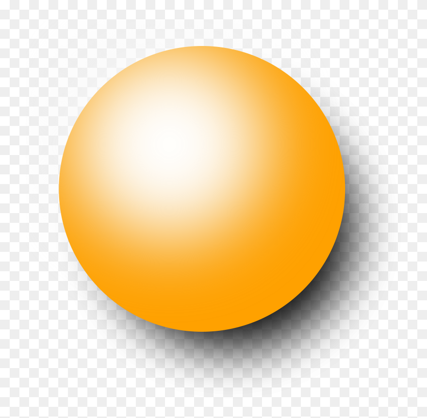 Free Yellow Ball Cliparts, Download Free Clip Art, - Orange Ping Pong Ball Png Transparent Png