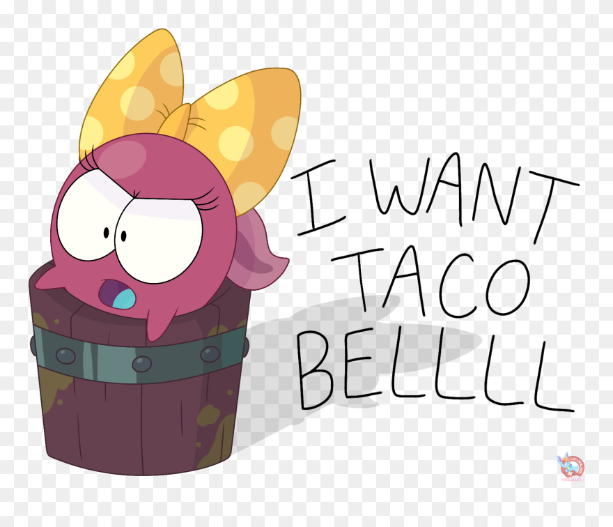 Polly Planter Wants Taco Bell - Polly Planter Clipart