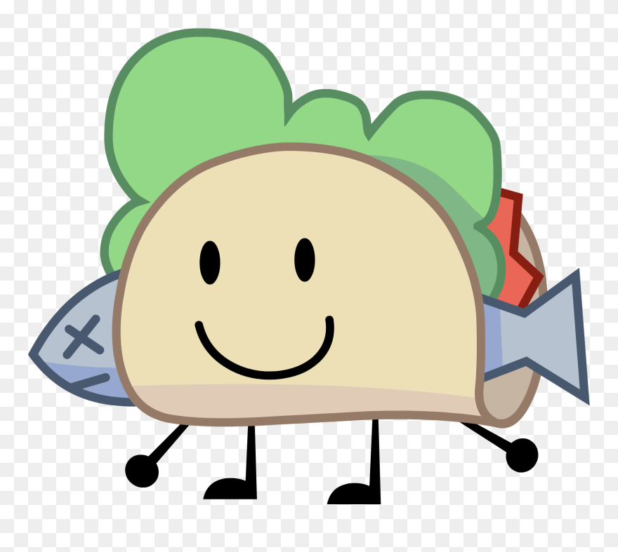 Battle For Dream Island Wiki - Bfb Taco Png Clipart