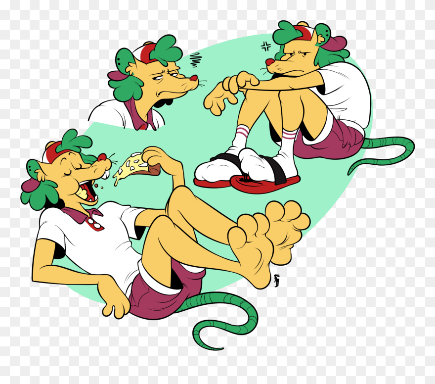 Pizza Boy - Cartoon Clipart