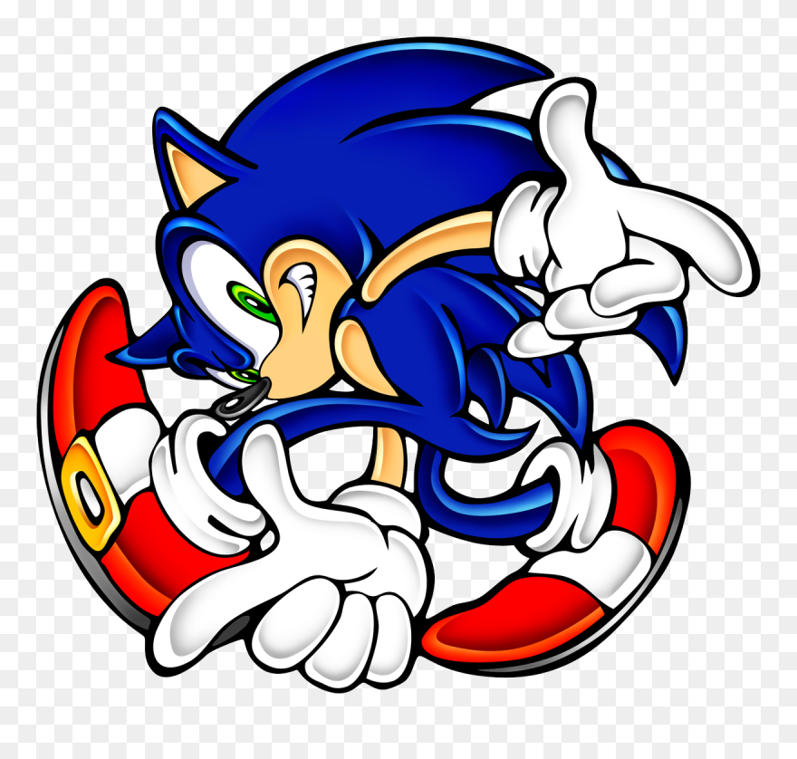 Sonic The Hedgehog Adventure Art Clipart