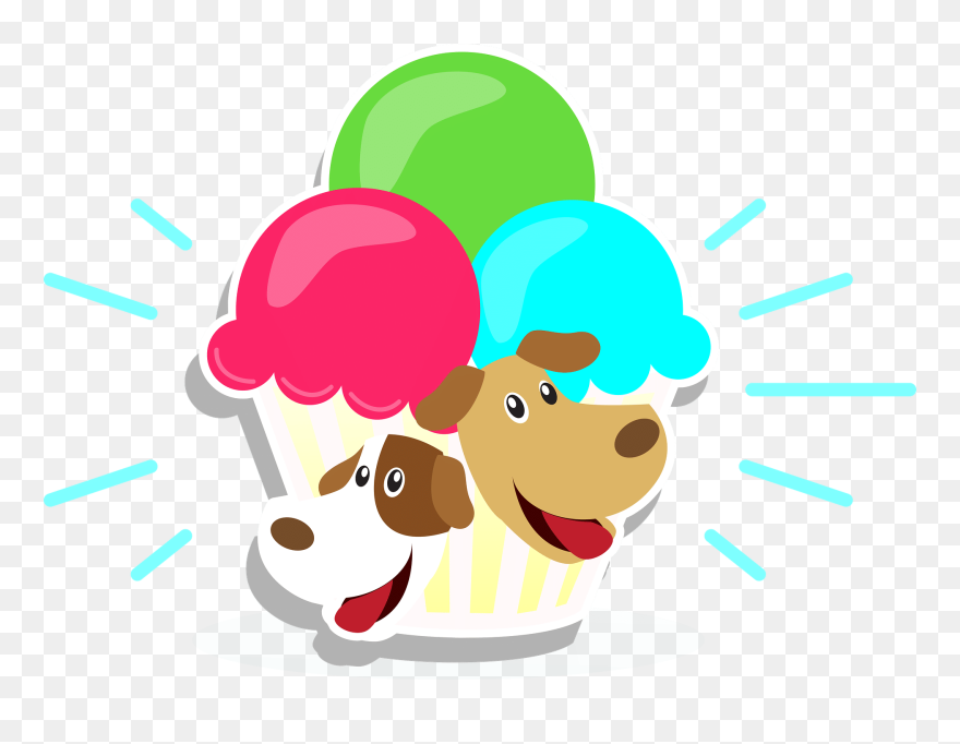 Dog Ice Cream Clip Art - Png Download