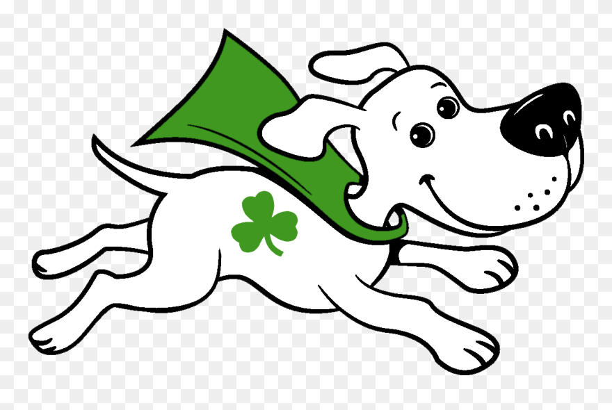 St Patrick's Day Dog Transparent Clipart