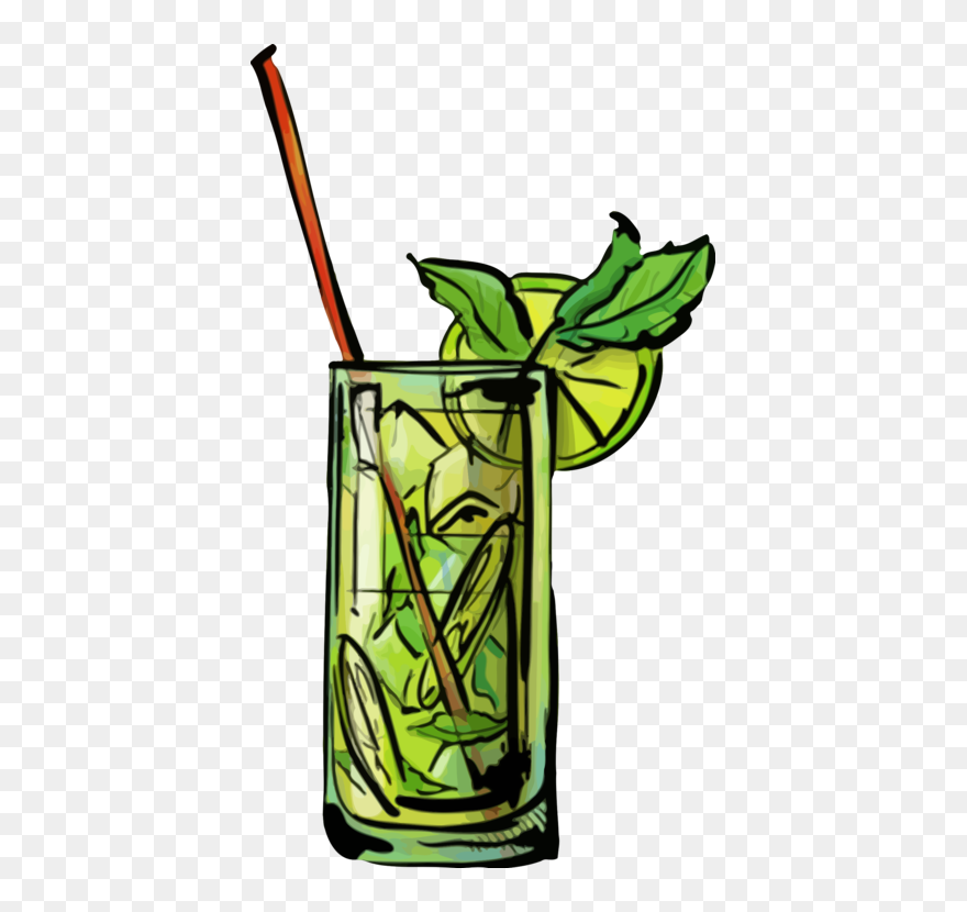 Plant,flora,fictional Character - Mojito Clipart - Png Download