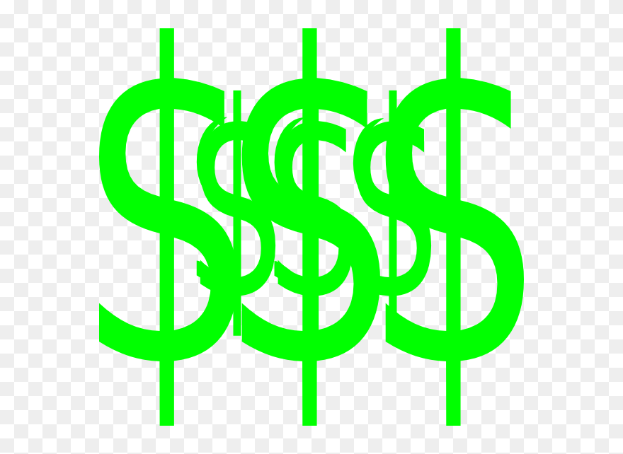 Free Money Sign Clipart Image Library Download Money - Graphic Design - Png Download