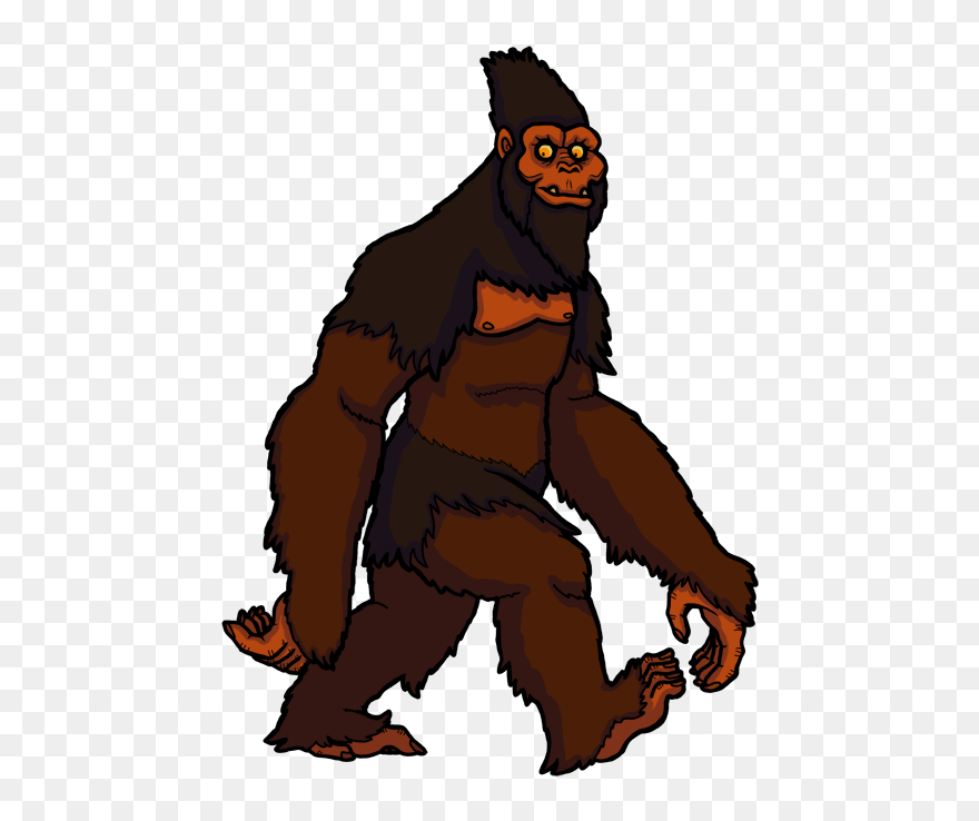 File 002 Common Sasquatch - Illustration Clipart
