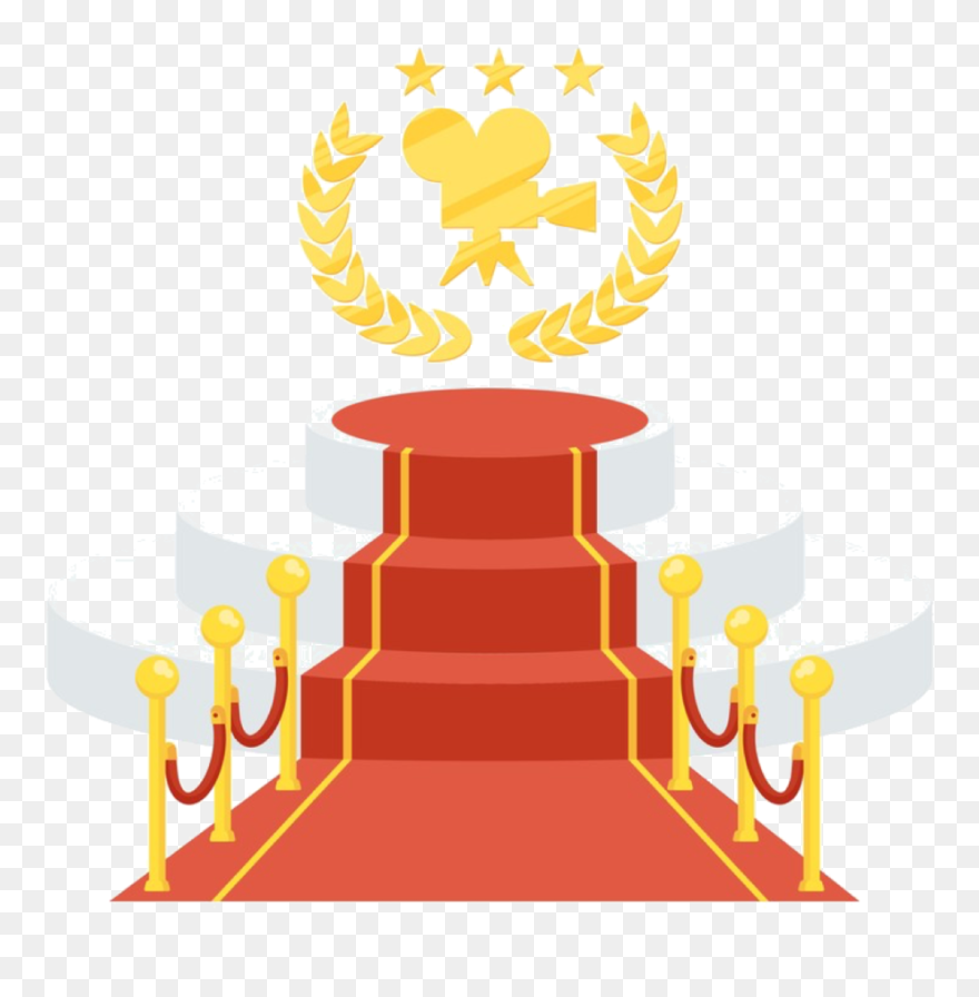 Awards And Recognition - Oscars Vector Clipart