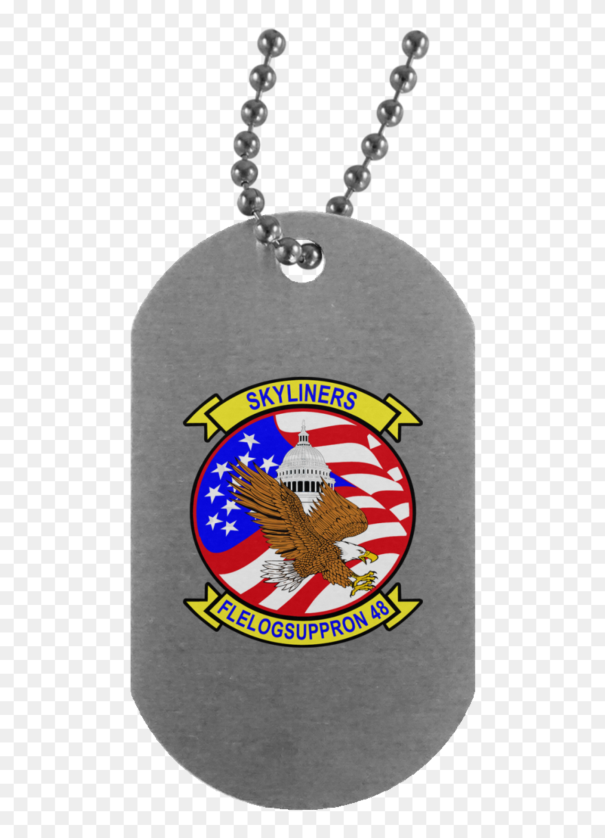 Dog Tag Necklace Military Ball Chain - Dog Tag Clipart