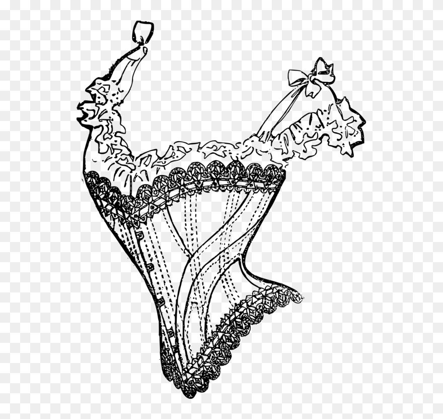 Line Art,art,neck - Corsage Clipart - Png Download