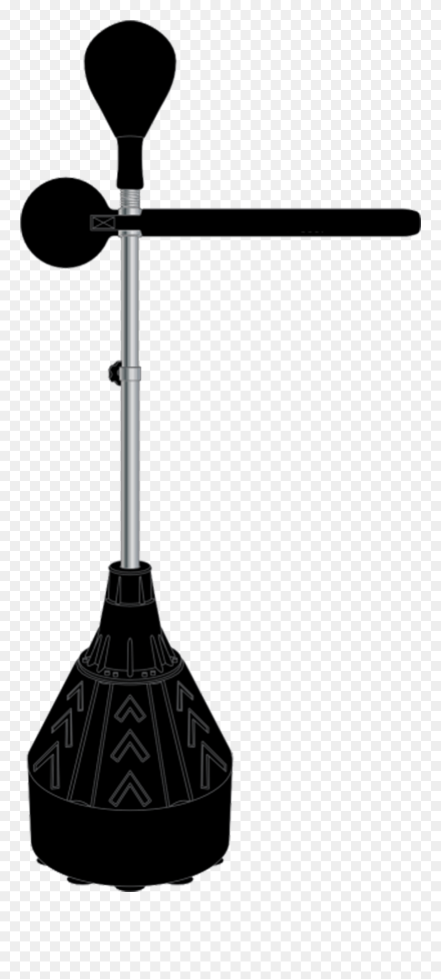 Boxing Punching Speed Ball And Feestanding Sparring Clipart