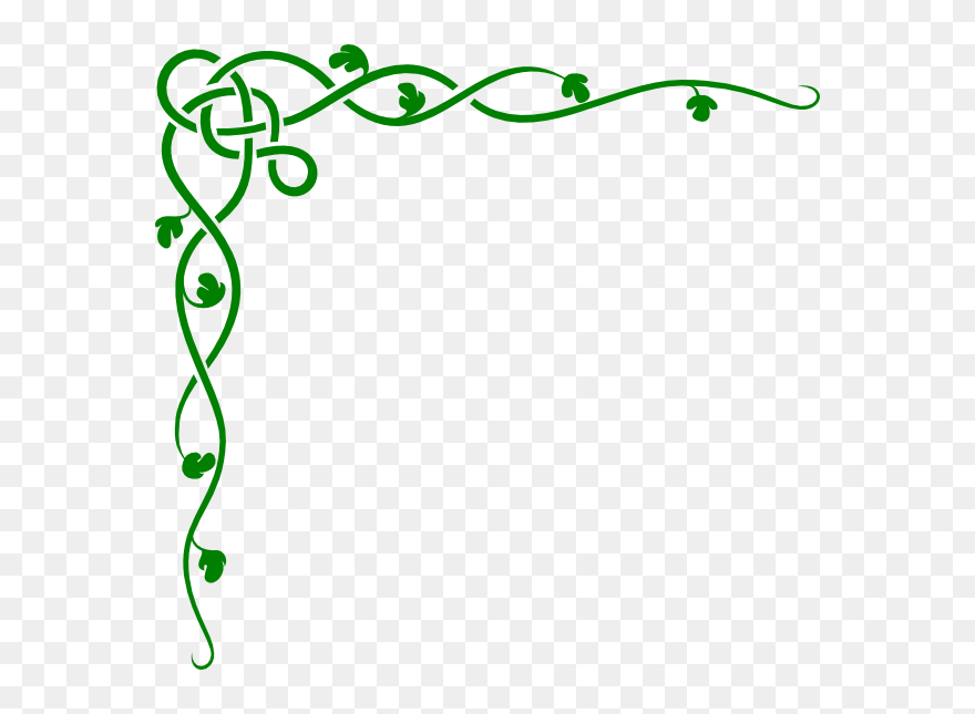 Vine Border Clipart - Png Download
