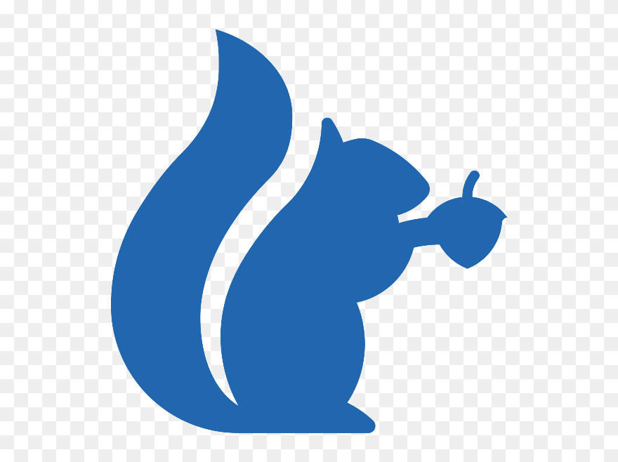 Squirrel With Acorn Clipart - Png Download