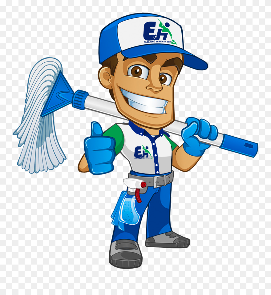 Mascot Eandh - Cleaning Services Png Clipart