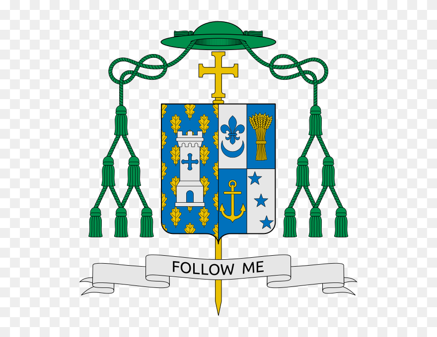Duca Bishop Coat Of Arms Clipart