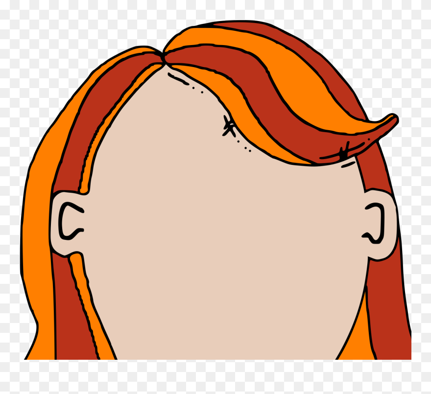Red Hair Clipart - Png Download