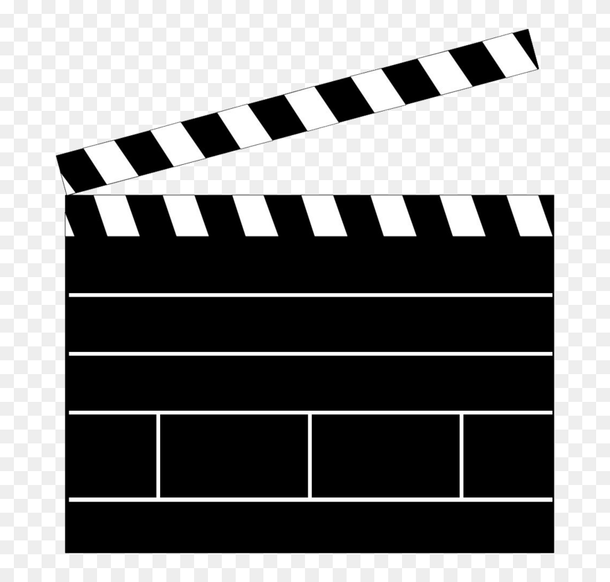 Hollywood Math Stars Clipart - Clapper Board Clipart Png Transparent Png