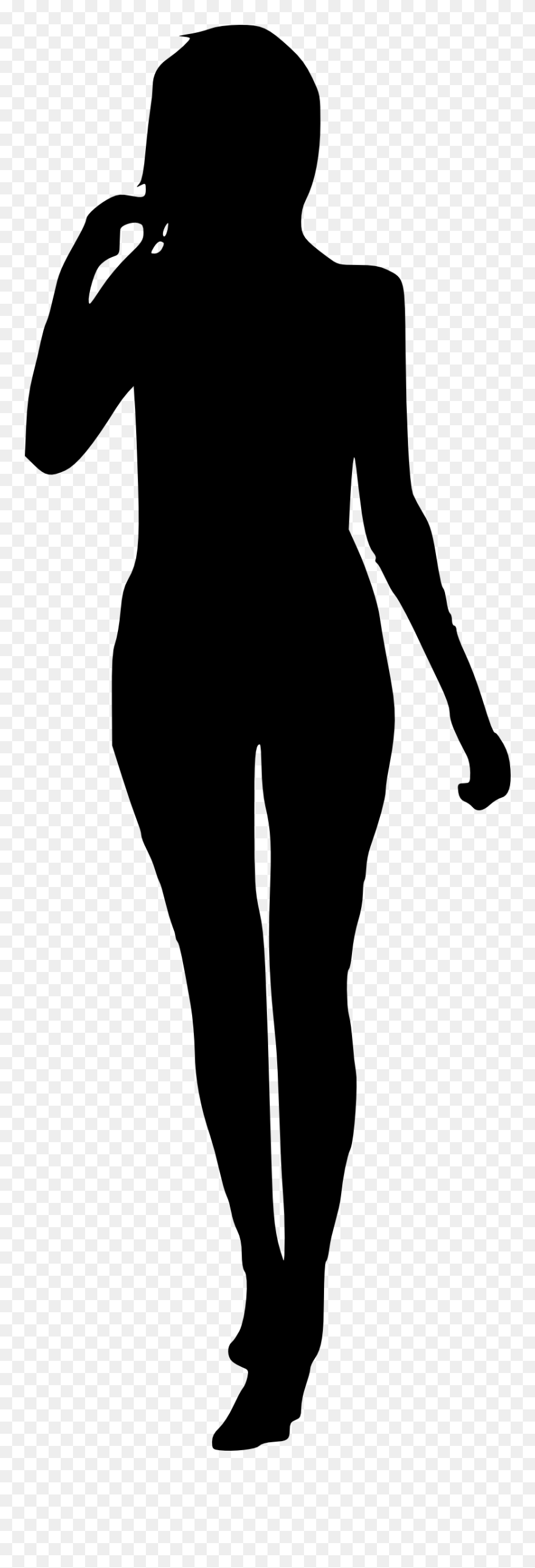 Woman Silhouette - Silhouette Of A Woman Png Clipart