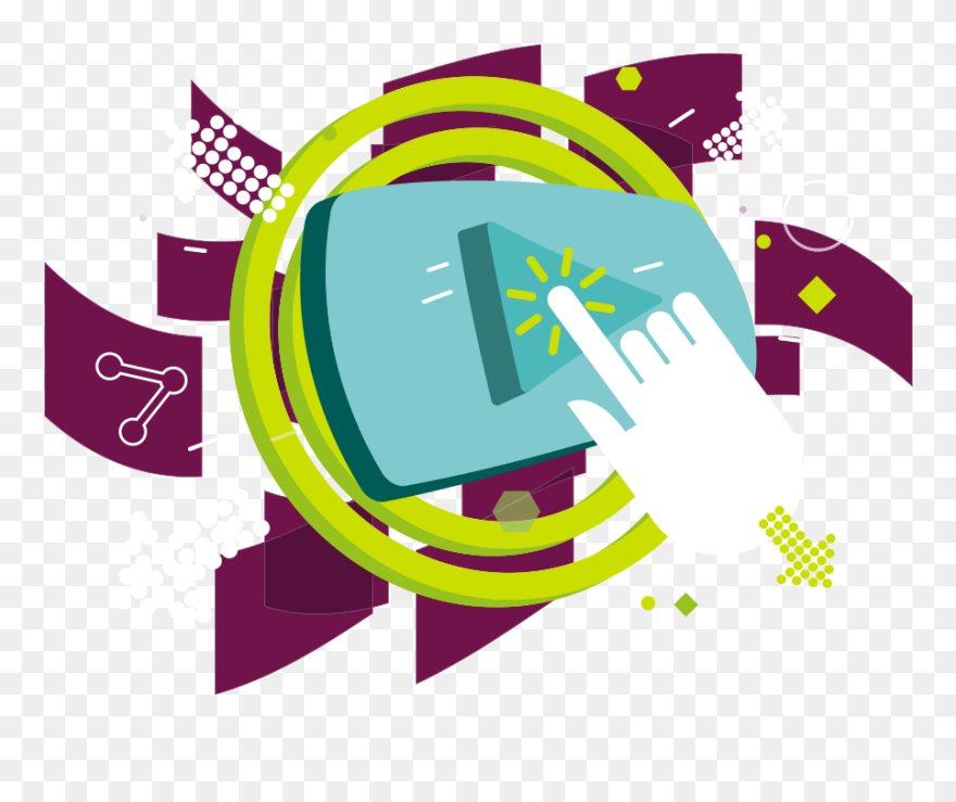 Lights, Camera, Interaction - Graphic Design Clipart