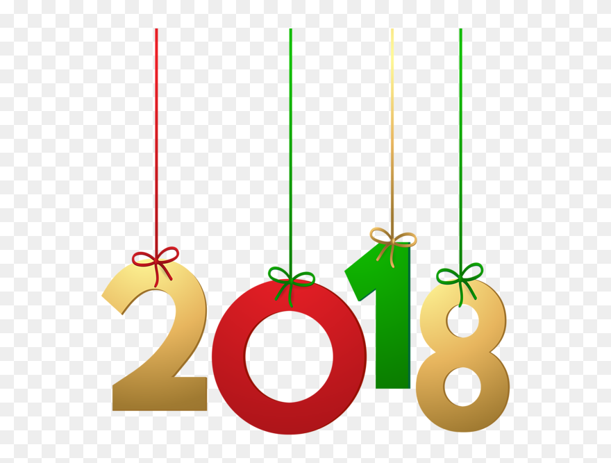 Transparent Hanging String Png - Christmas 2018 Clipart