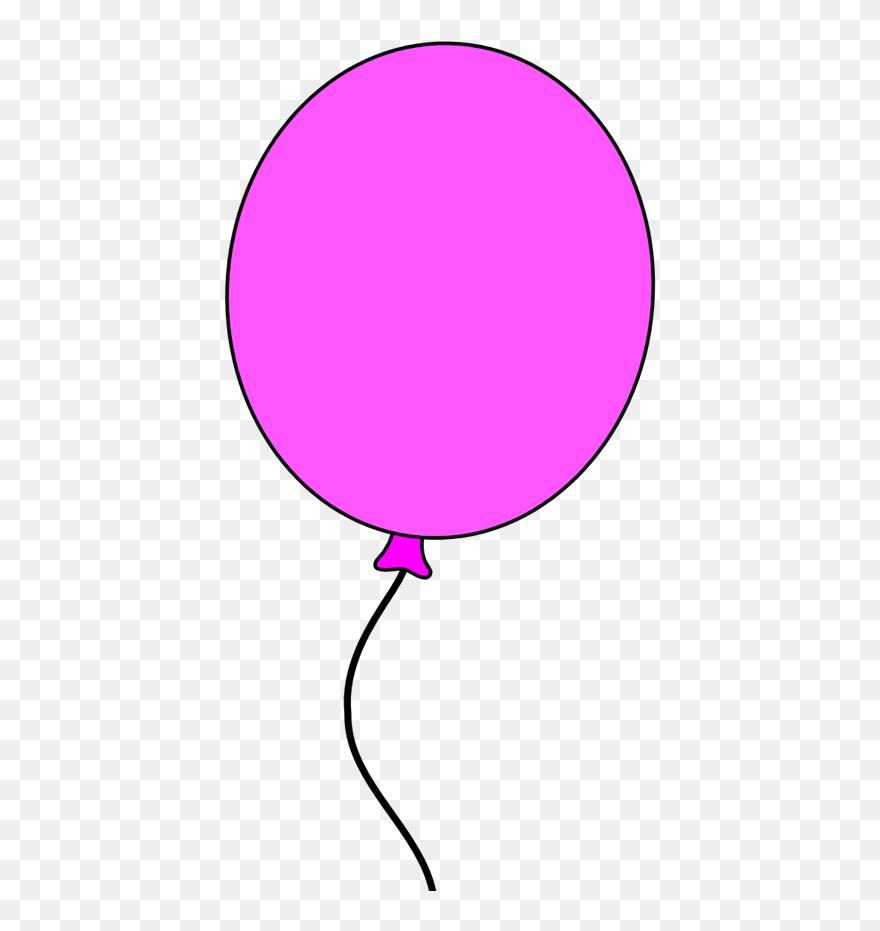 Balloon On A String Clipart - Png Download