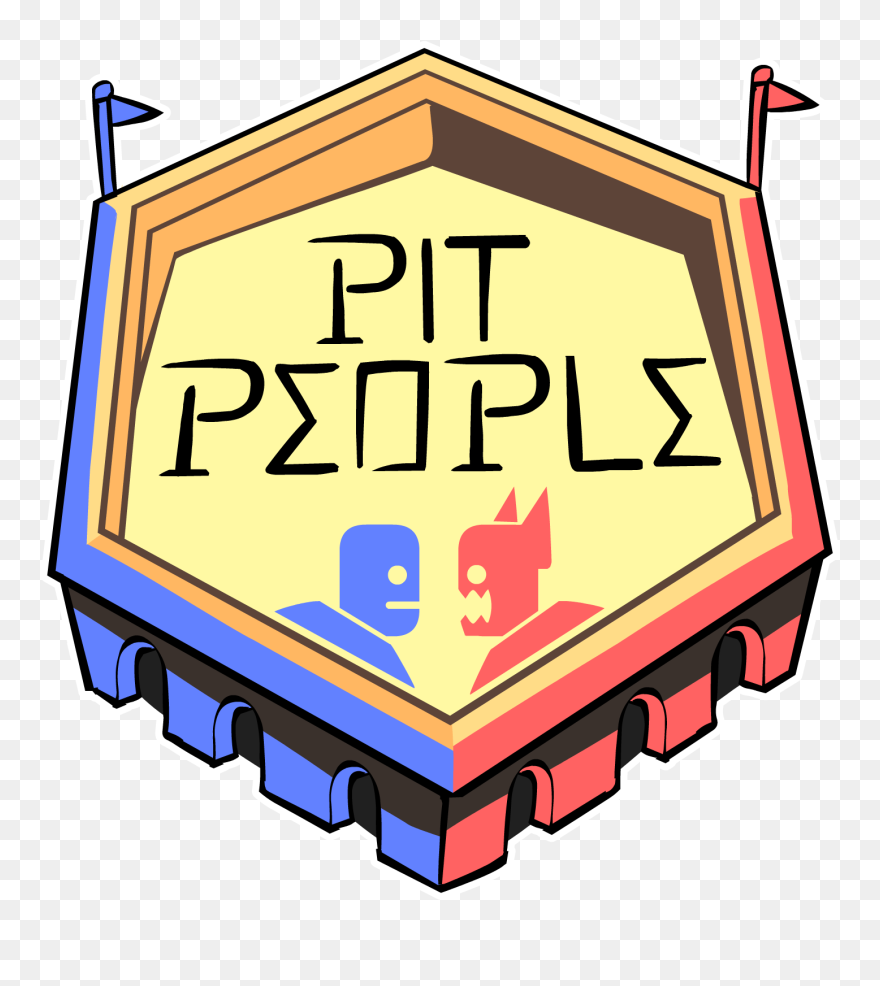 Pitpeople Logo Stationary - Pit People Logo Png Clipart