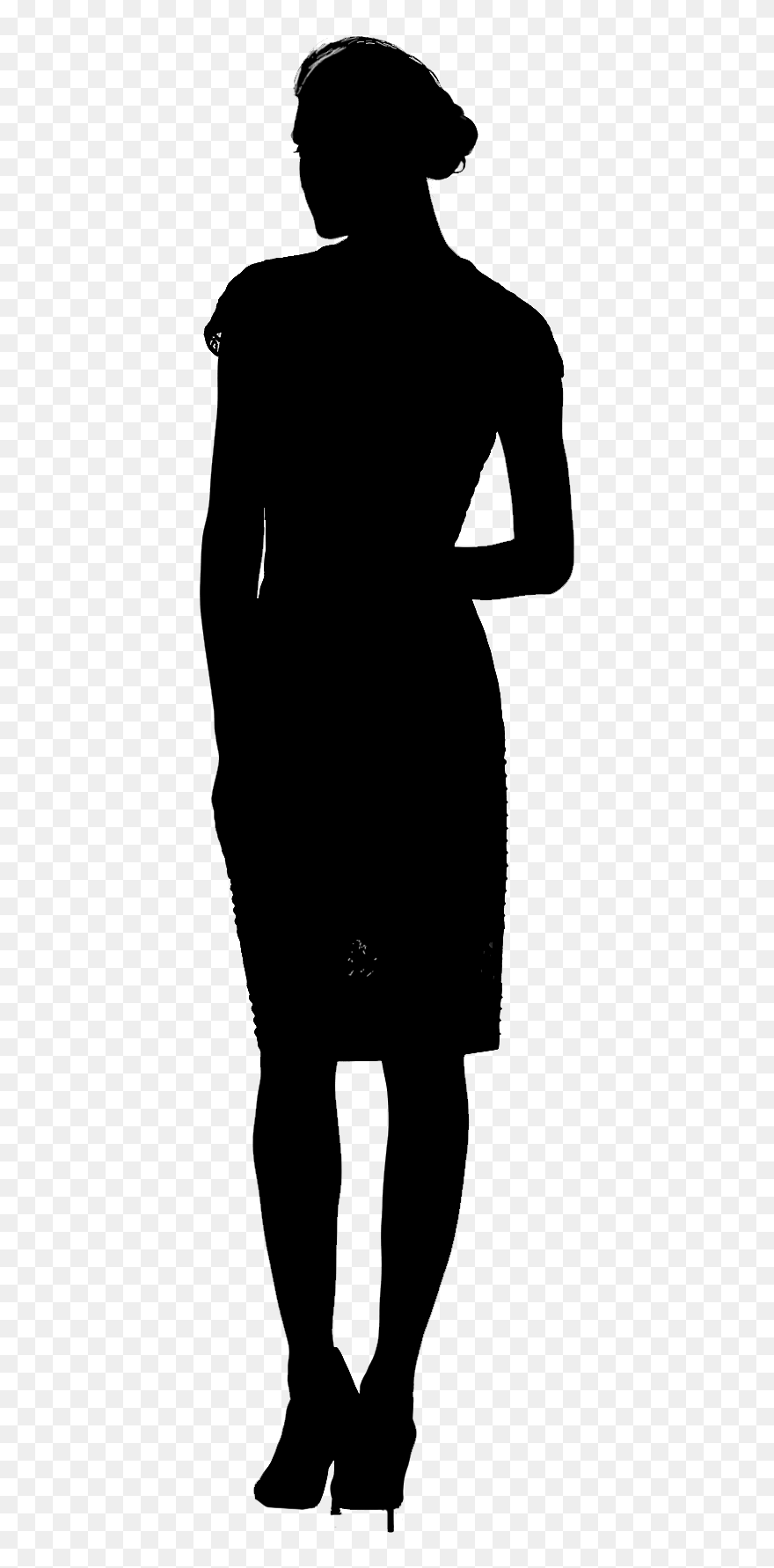 Vector Human Clipart Picture Library Download Clip - Female Silhouette Png Transparent Png