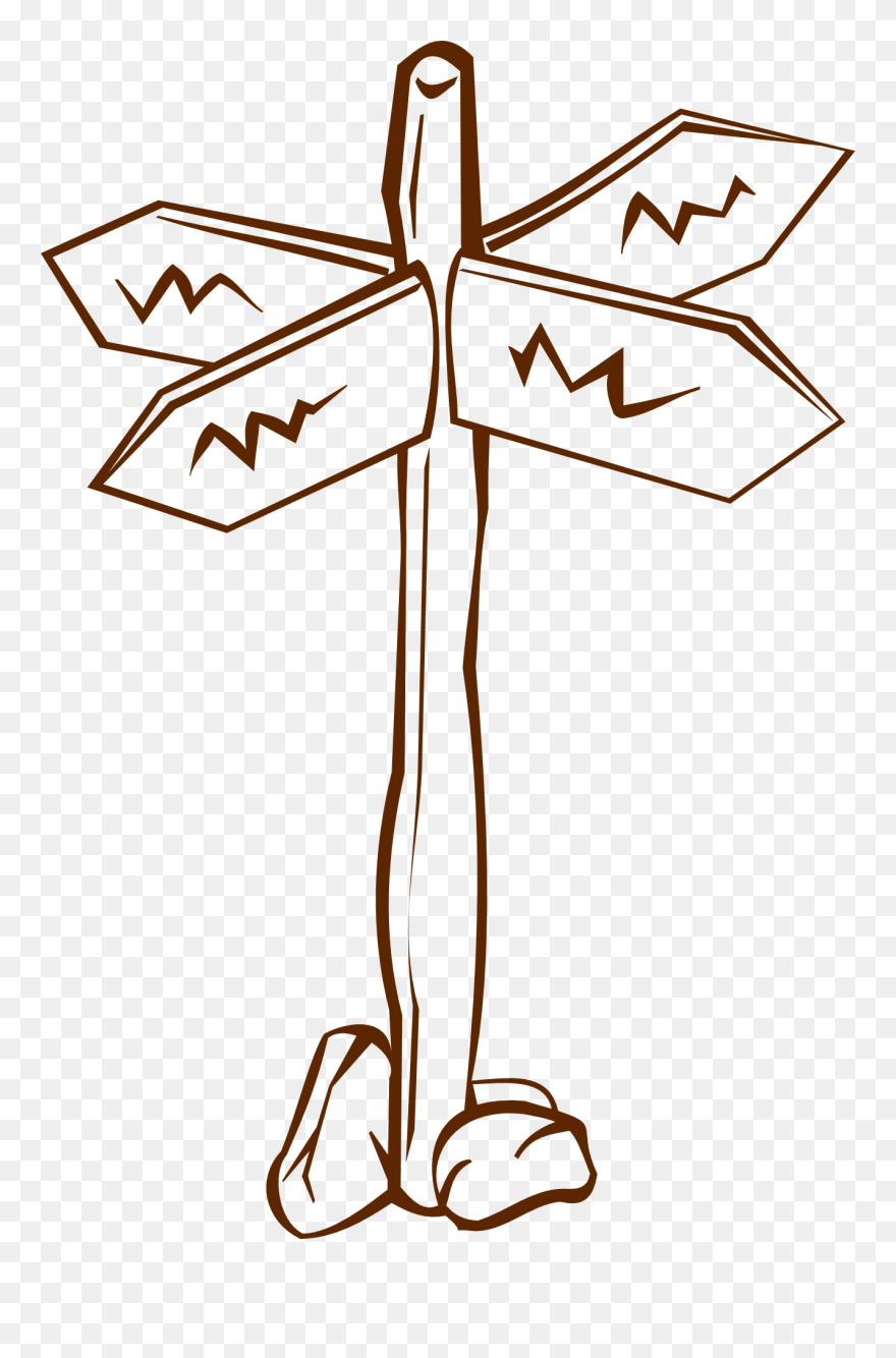 Licensepublic Domain Cc0 - Crossroads Clipart - Png Download