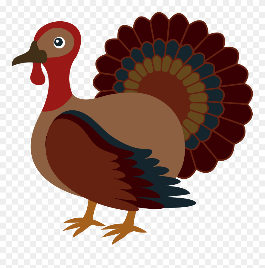 Turkey Meat Thanksgiving Clip Art - Clipart Thanksgiving Turkey - Png Download