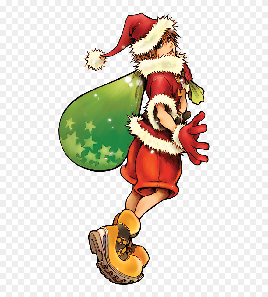 Kingdom Hearts Christmas Tree Ornament Clipart