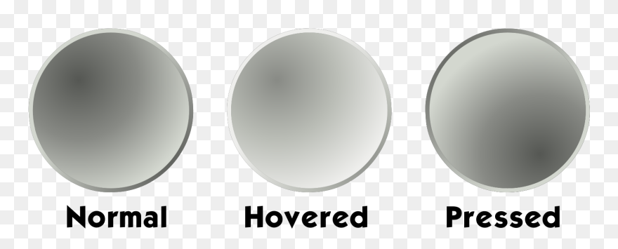 White Button Svg Clip Arts - Circle - Png Download