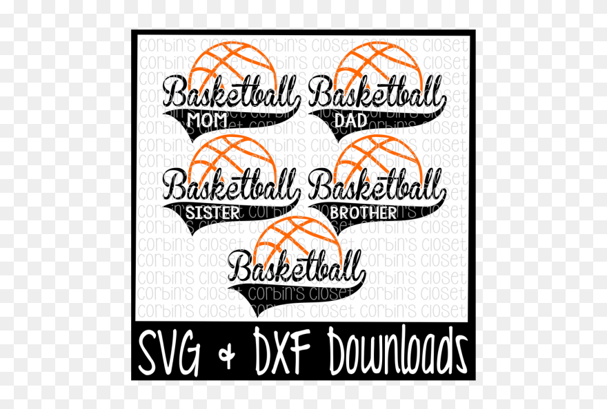 Free Basketball Mom * Dad * Sister * Brother Cutting - Brother Clipart