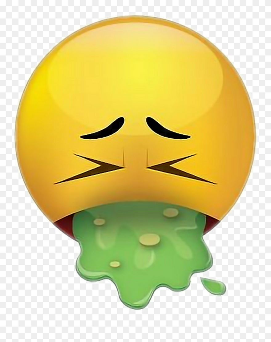 #eeww #emoji #sick #guacala #dontlikeit - Smile Vomit Clipart