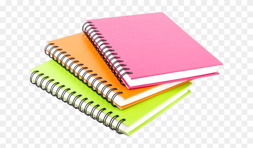 Caderno Escolar Clipart