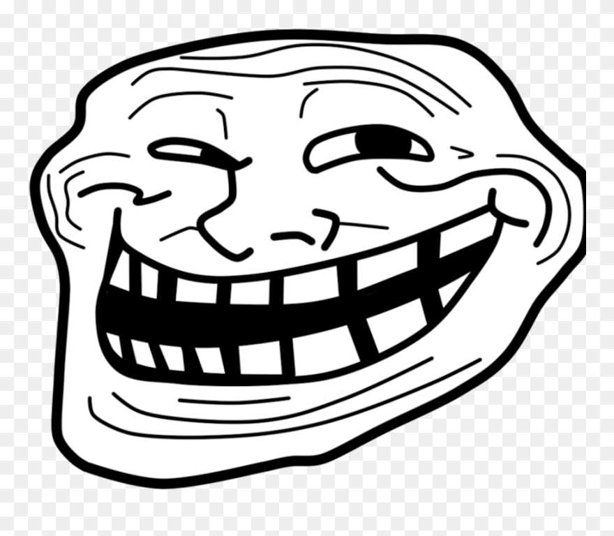 Иллюстрация К Комментарию - Troll Face Png Clipart