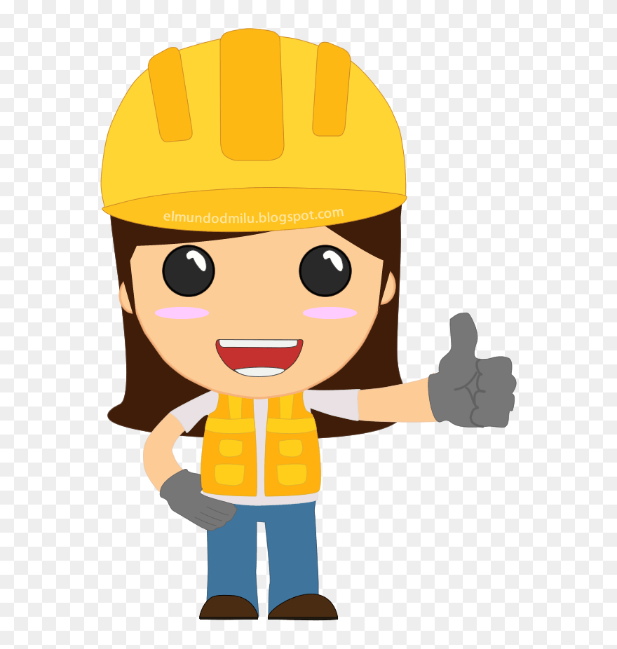 Female Engineer Cartoon Clipart
