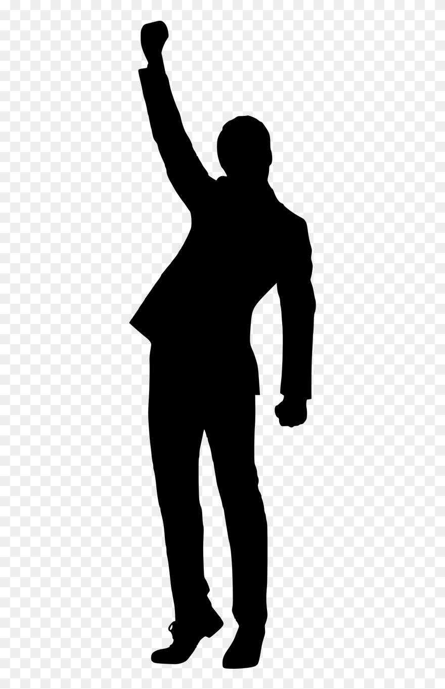 Silhouette-3251116 1280 - Man With Hands Up Silhouette Clipart