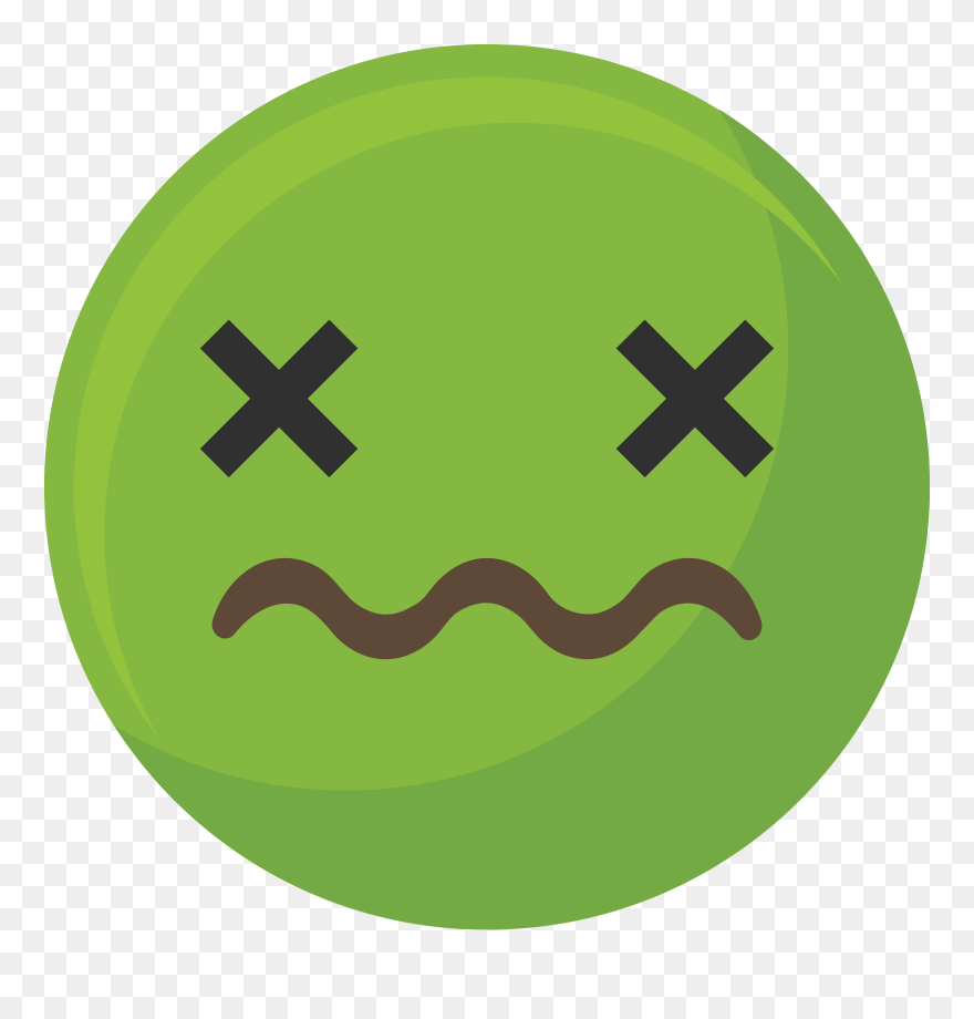 Nausea Face Emoji - Emoji Coronavirus Png Clipart