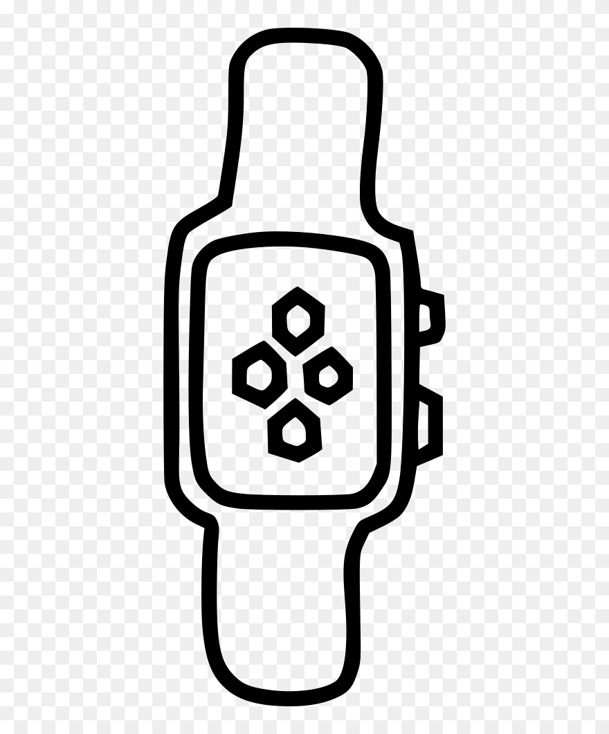 Apple Watch Iwatch Device Time Clock - Apple Watch Clipart