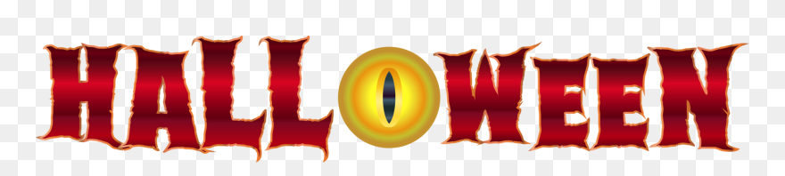 Transparent Background The Word Halloween Clipart - Png Download