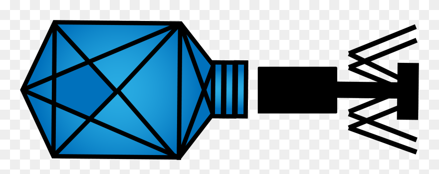 Bacteriophage - Triangle Clipart