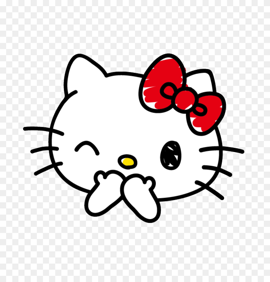 Red And Black Hello Kitty Clipart