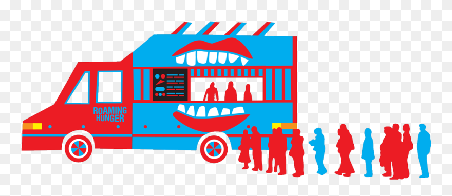 Ice Cream Clipart Food Truck - Roaming Hunger - Png Download