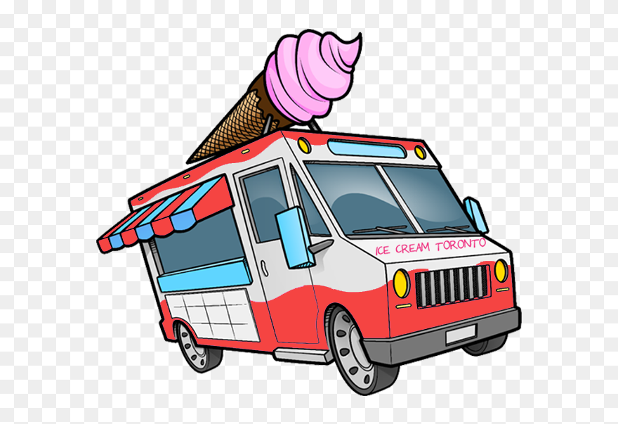 Ice Cream Truck Rental In Toronto - Ice Cream Van Clipart