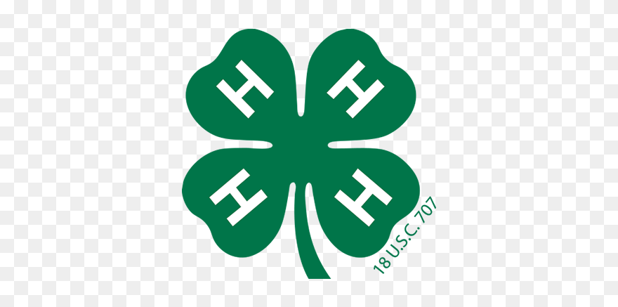 4-h Clover - Printable 4 H Logo Clipart