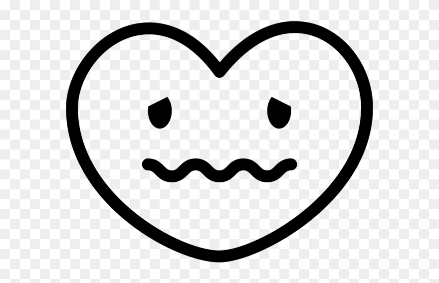 I Am Shy - Line Art Clipart