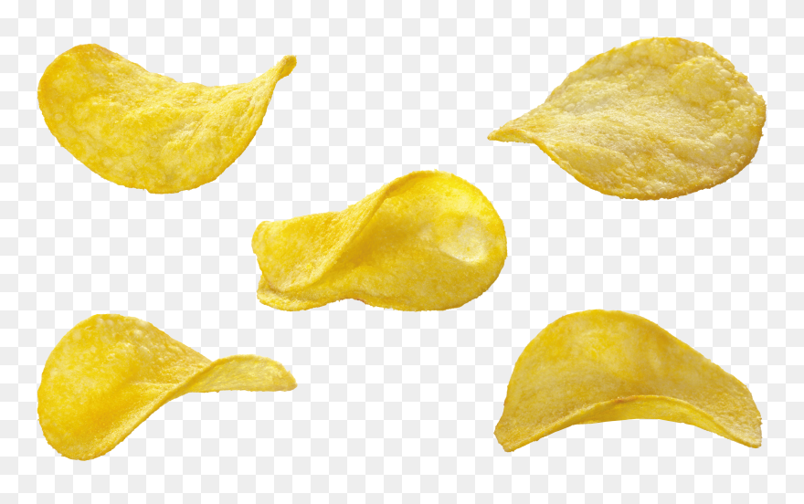 Transparent Potato Chip Clipart - Transparent Background Potato Chip Png