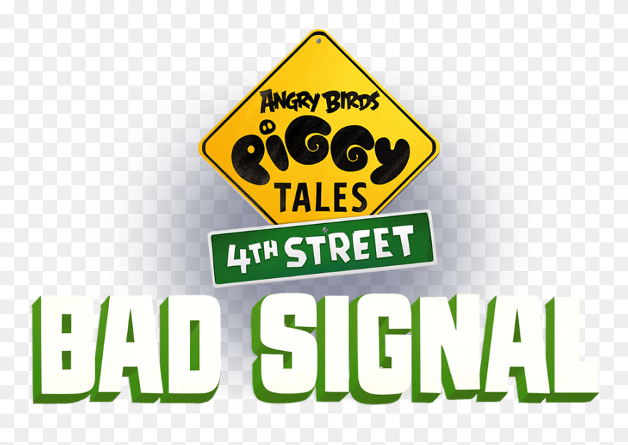 Transparent Angry Birds Png Transparent Background - Piggy Tales Logo Clipart